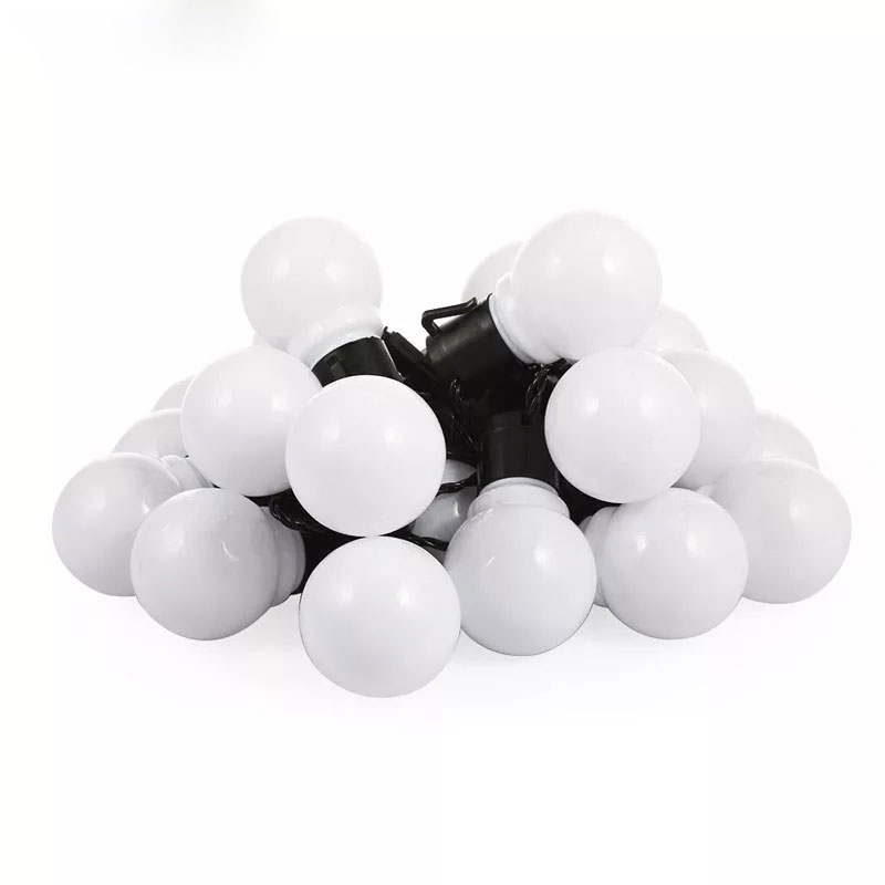Dây đèn Ping Pong trang trí Đèn led cắm điện 5m màu vàng ấm