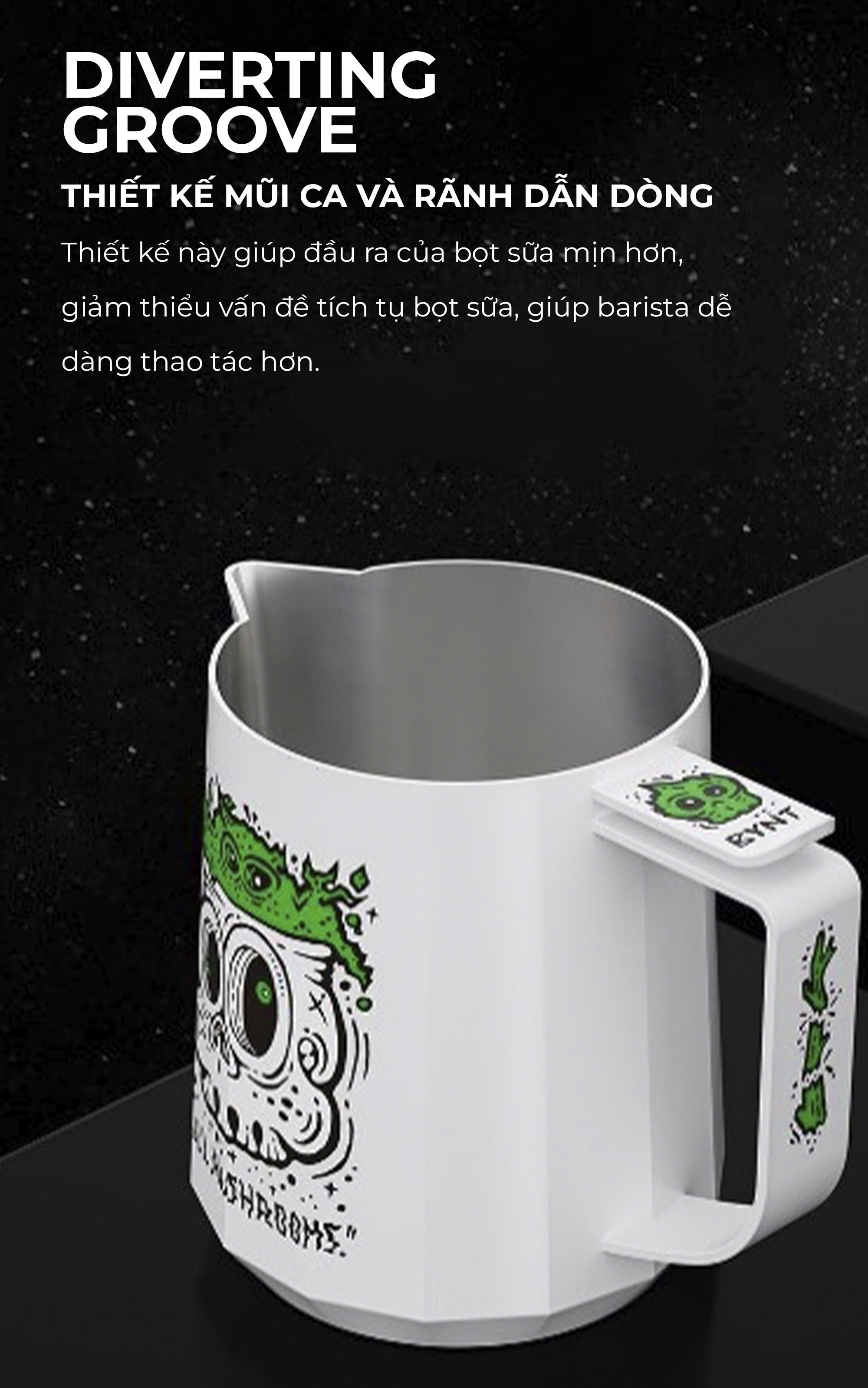 Ca đánh sữa Allround ngũ hành
