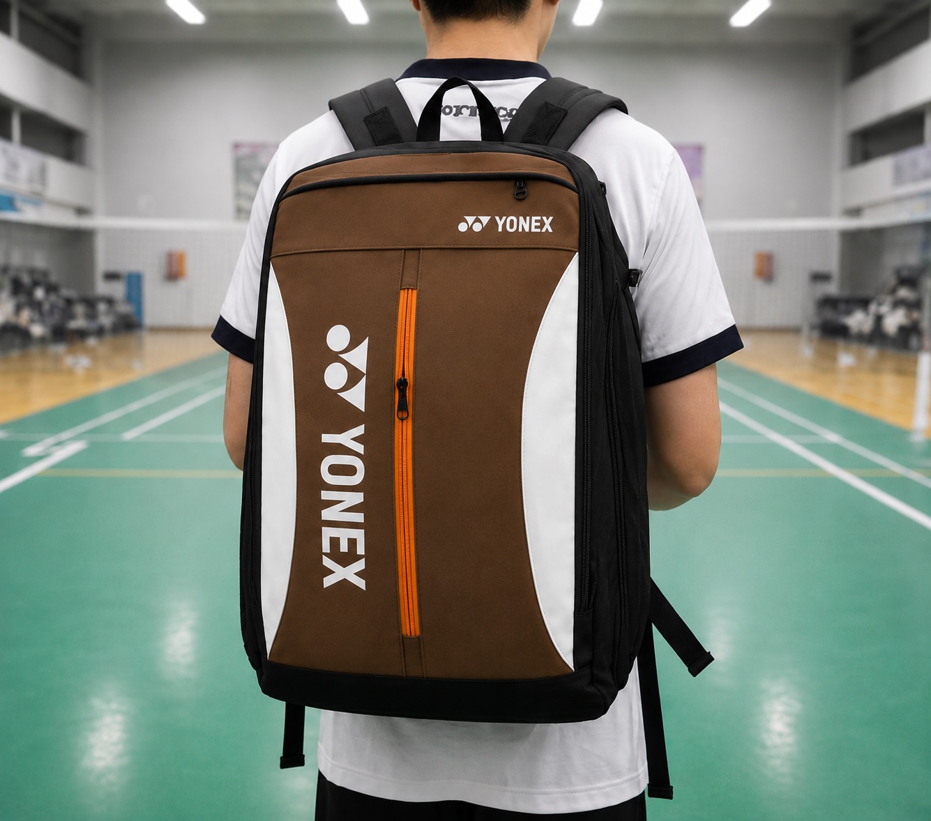 Balo thể thao chống nước Tennis Badminton Pickleball Yonnex, Túi Đựng Vợt giày Sport Bag 47*19*31CM balo du lịch đi học đi chơi