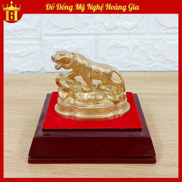 Tượng Hổ Phong Thủy Bằng Đồng