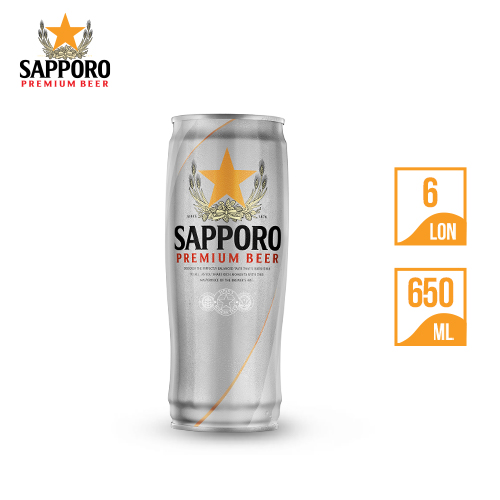 Bia Sapporo Premium - Thùng 12 lon 500ml