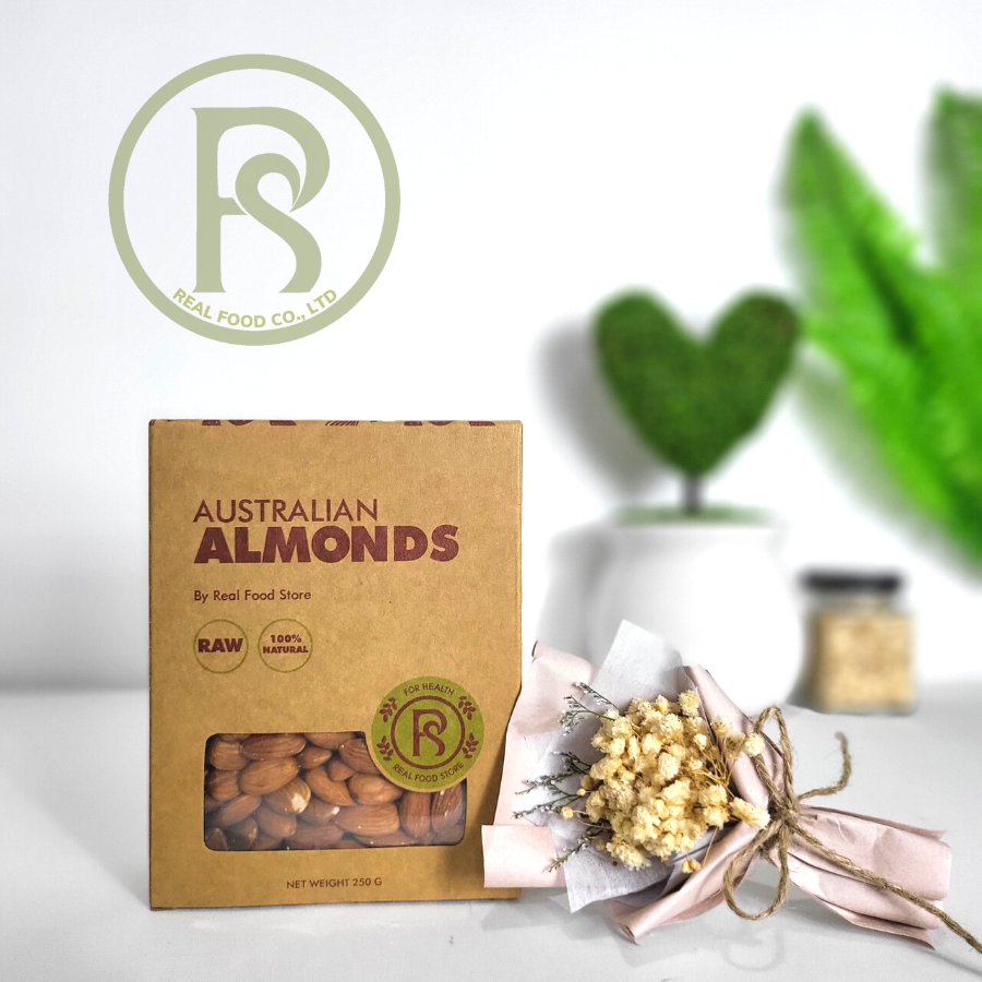 250G Hộp Hạt Hạnh Nhân Chính Hãng Real Food (Almond)