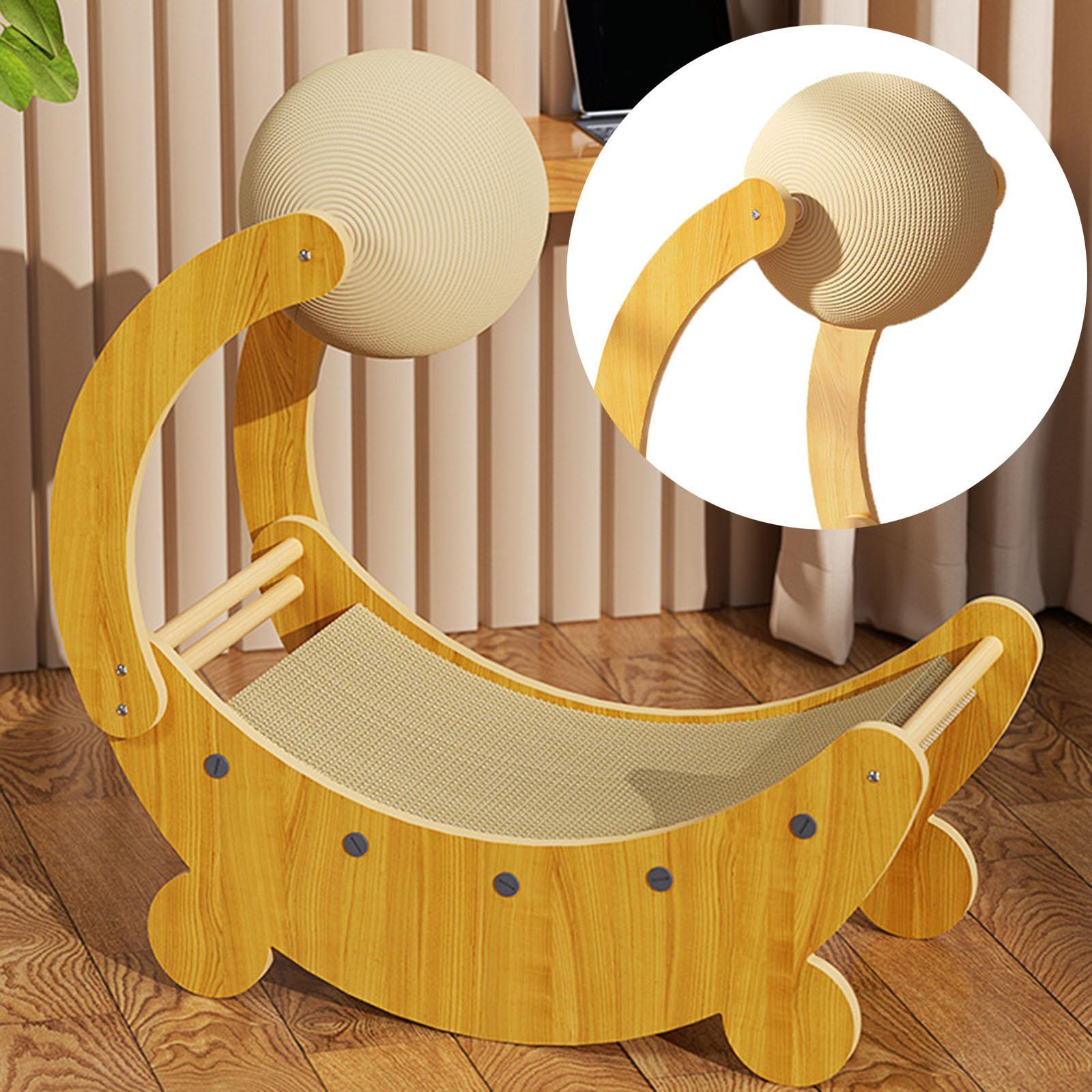 Cat Scratching Board Cat Scratcher Cat Scratch Ball Pet Toy Decorative Cardboard Pet Supplies Cats Nest Lounge Bed Cat Scratch Pad for Kitty