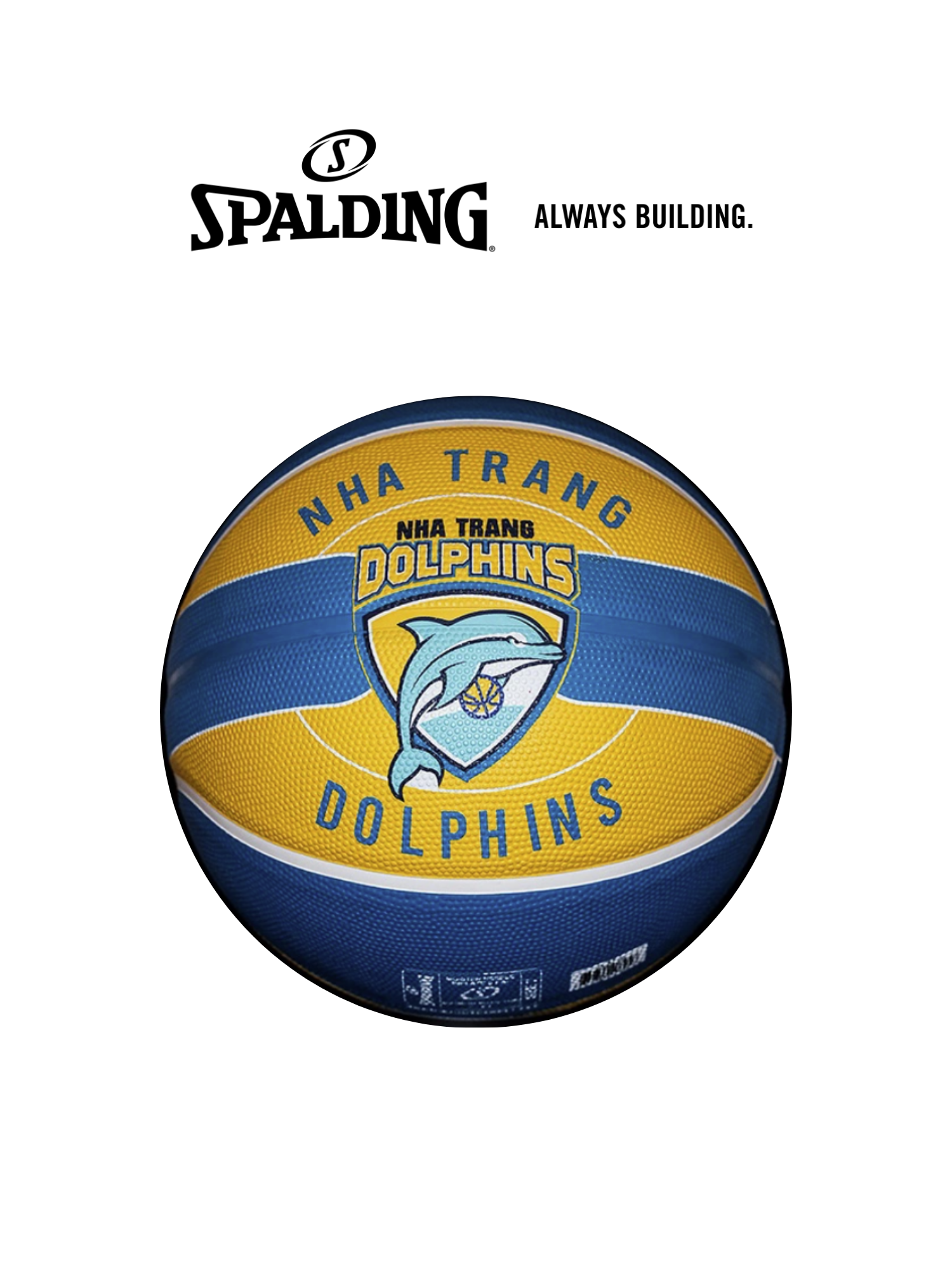 Bóng rổ Spalding VBA Team NhaTrang Dolphins Size 7