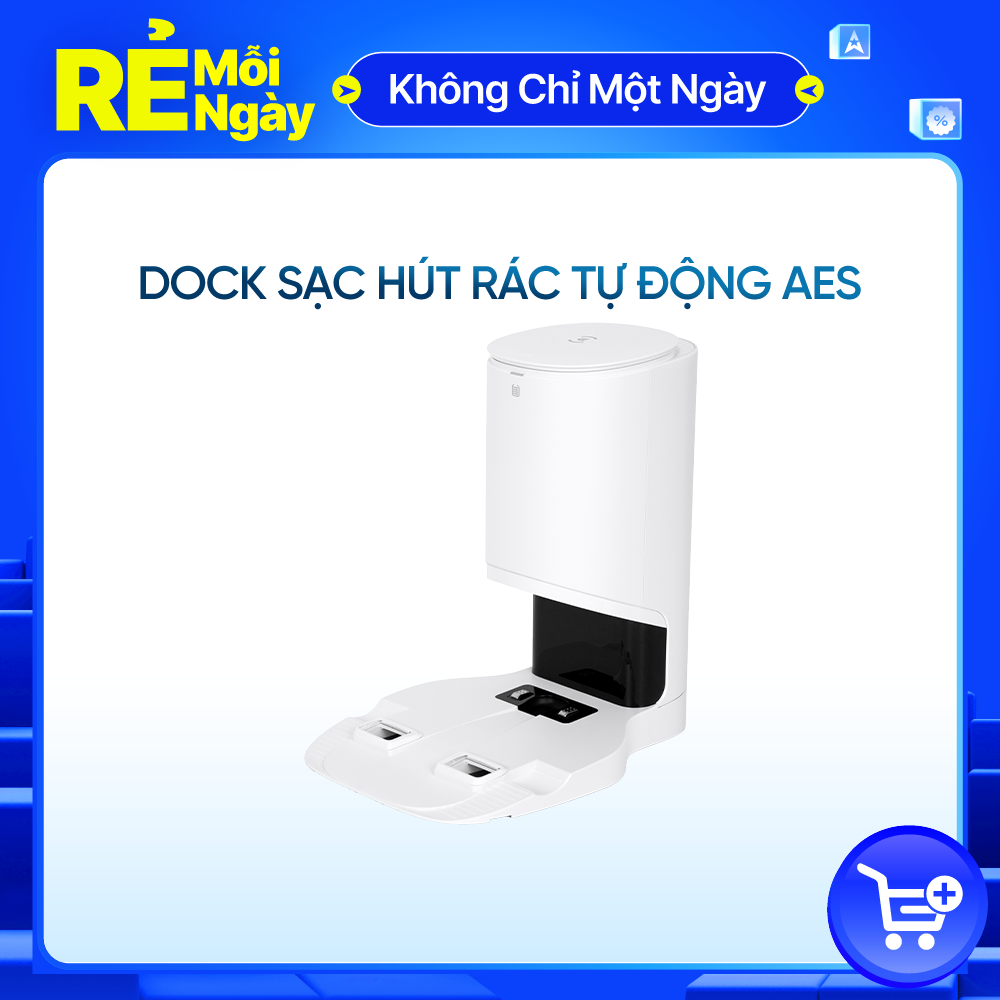 Dock sạc hút rác tự động cho robot hút bụi lau nhà Ecovacs Deebot N8 Pro/T9