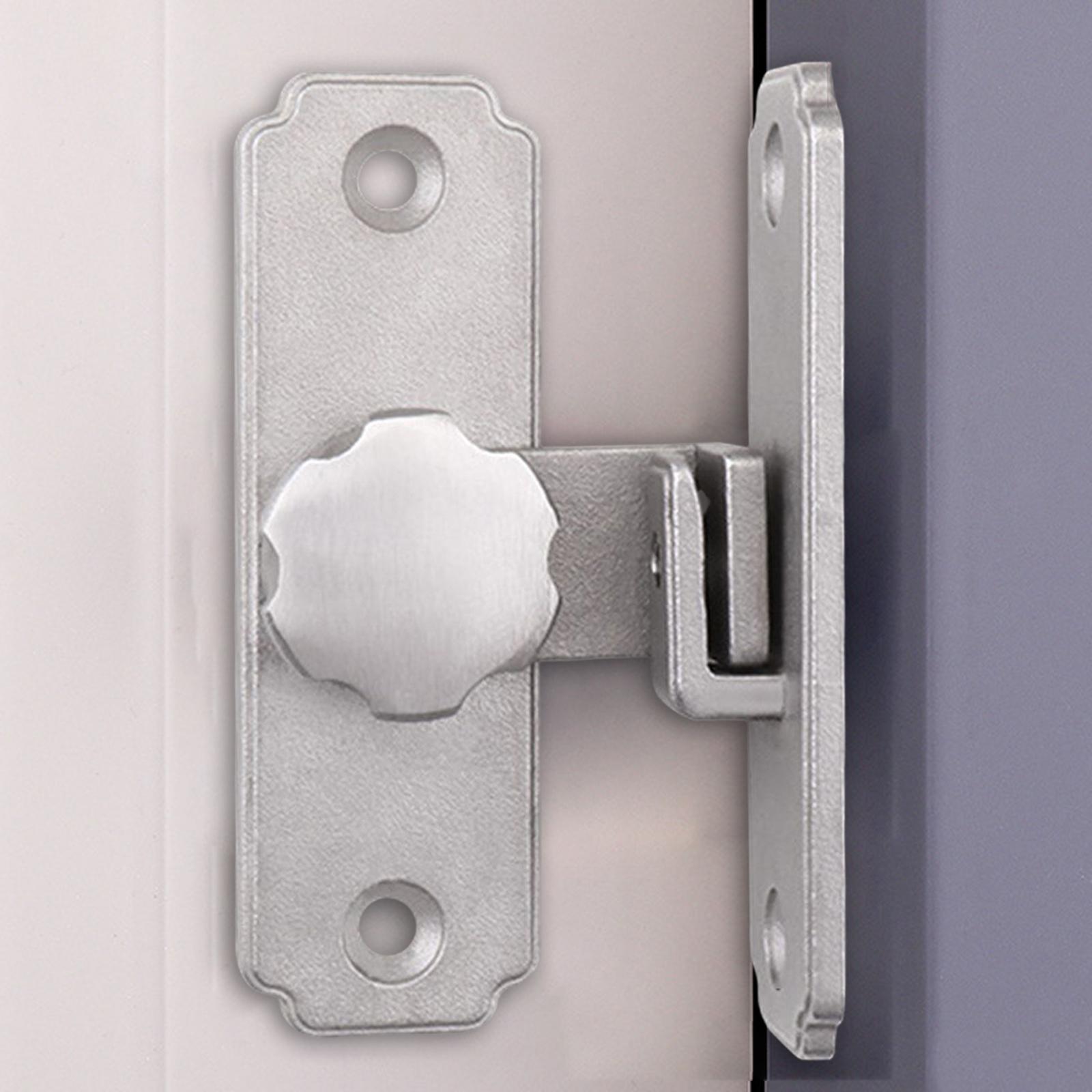 Barn Door Buckle Latch Lock with Mounting Screws Hasps Lock for Outdoor Farm Bathroom