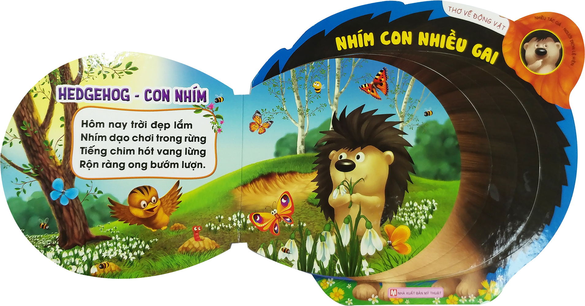 Thơ Về Động Vật - Nhím Con Nhiều Gai (Tái bản 2023)