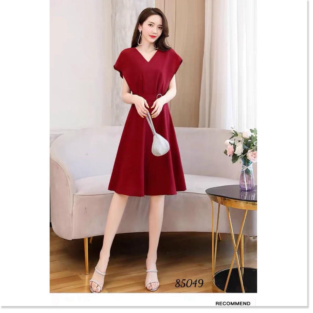 ĐẦM COTTON LẠNH THIẾT KÊ NER LƯNG XINH XẮN,HỌA TIẾT TRƠN NHƯNG KHÔNG KÉM PHẦN SANG TRỌNG LANA FASHION