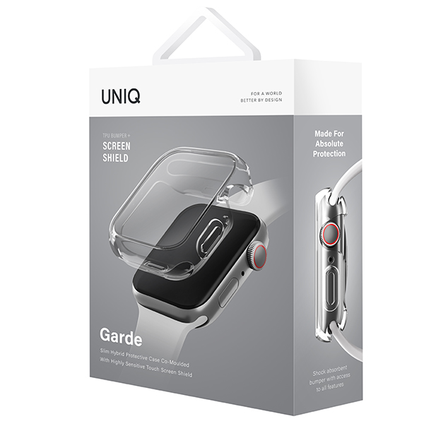 Ốp UNIQ Garde Hybrid With Screen Protection dành cho Apple Watch - Hàng chính hãng