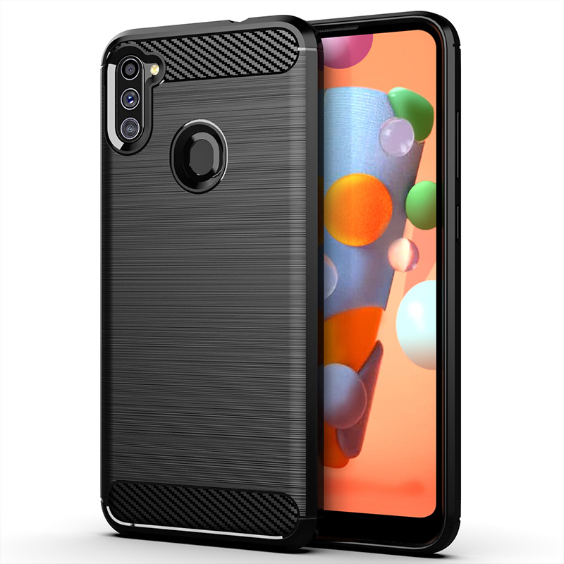 Ốp Lưng Chống Sốc Vân Cabon Dành Cho Điện Thoại Samsung Galaxy A11