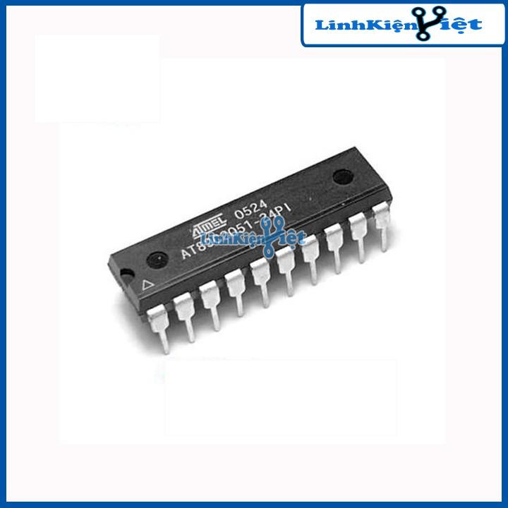 Ic chức năng AT89C4051-24PU chân cắm DIP20