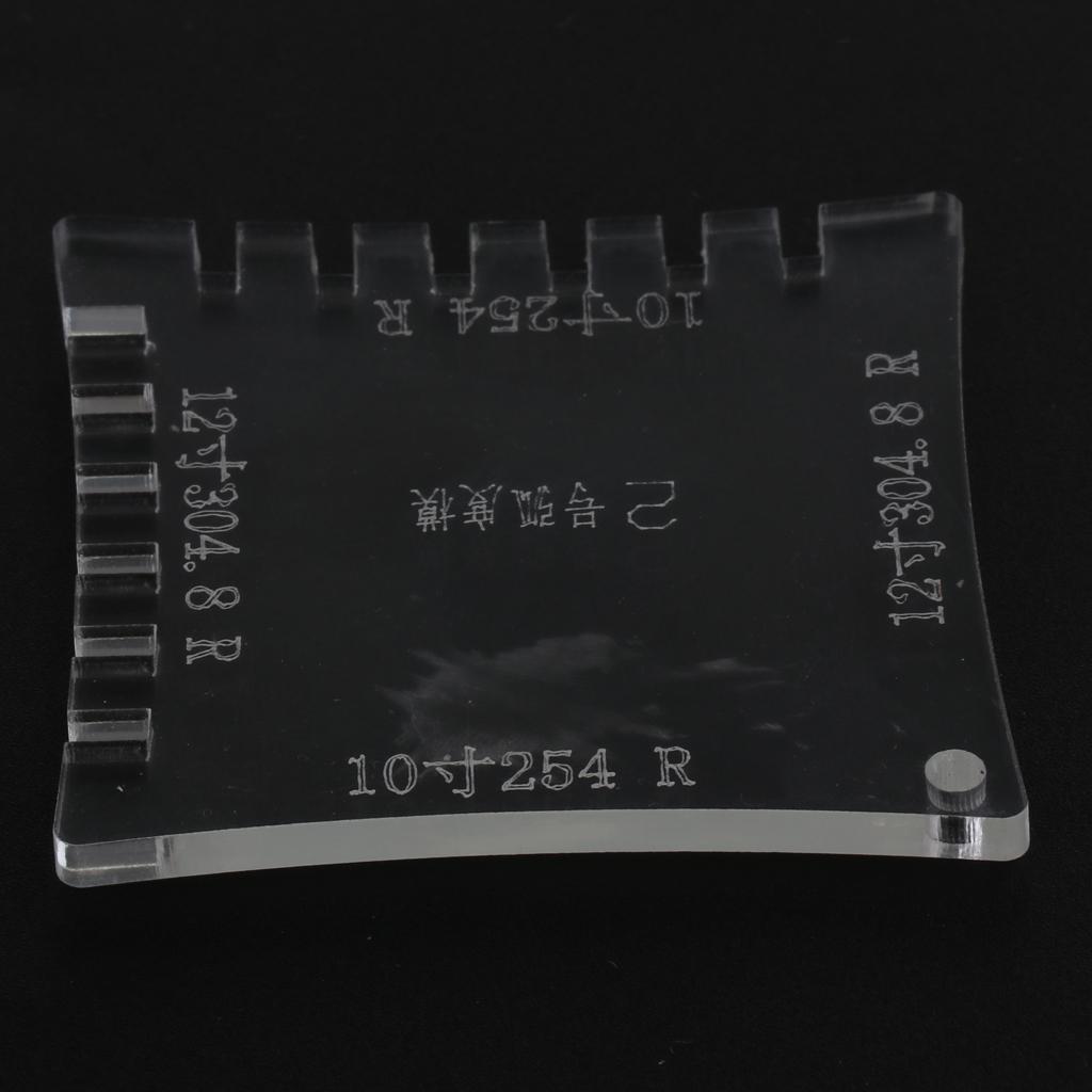 Acrylic Guitar Fingerboard Fretboard Ruler Measuring Tool
