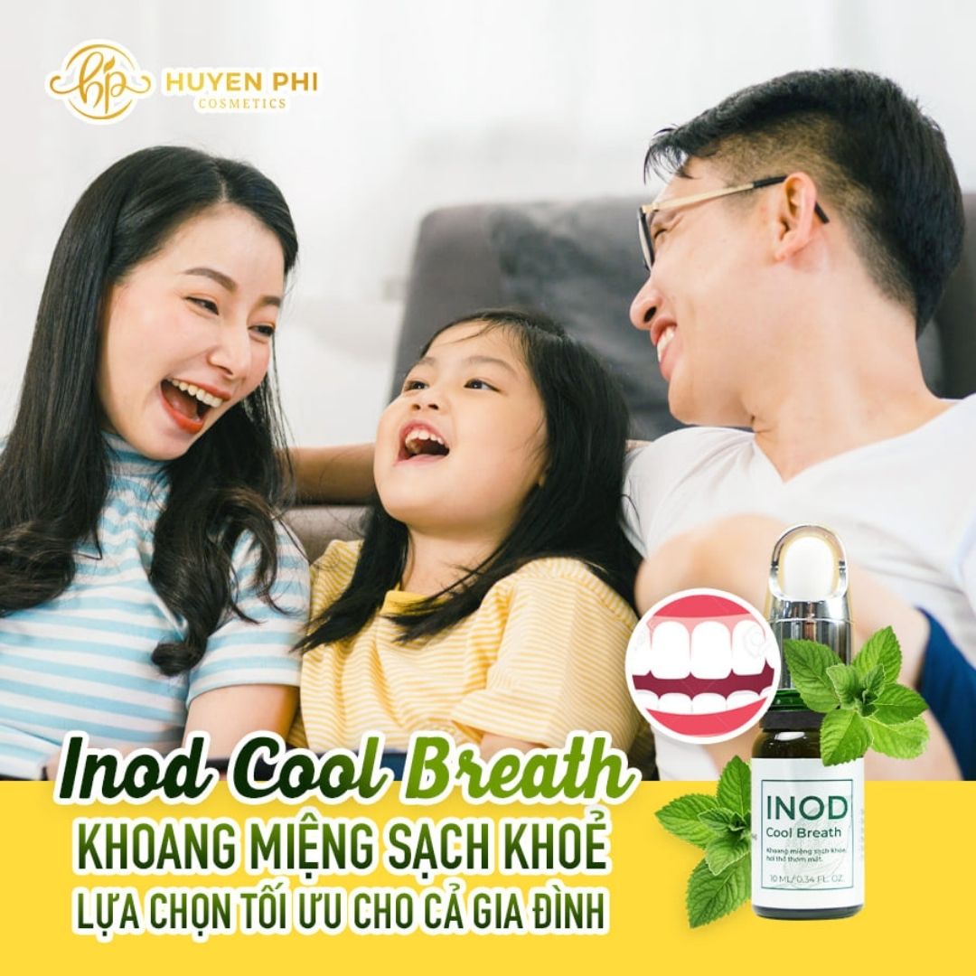 Tinh Dầu Hôi Miệng Huyền Phi INOD COOL BREATH - Sạch Hôi miệng - Dứt Điểm Vấn Đề Răng Miệng