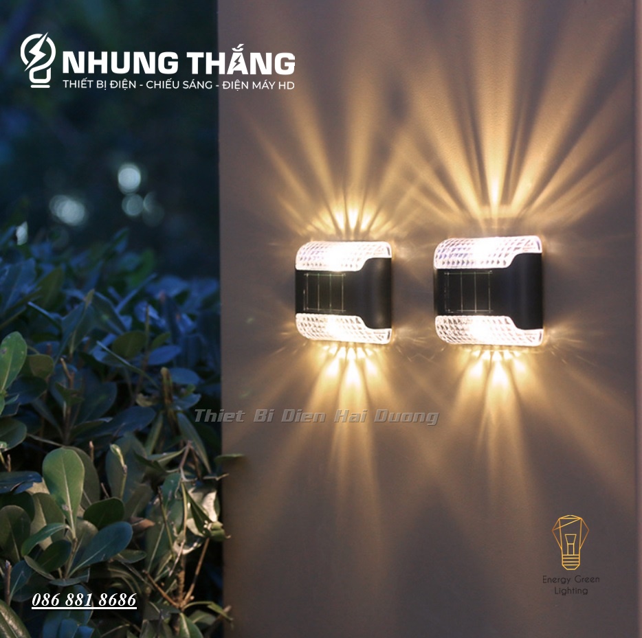 Đèn Gắn Tường Hiệu Ứng XY MT-1231 - Sử Dụng Năng Lượng Mặt Trời - Chống Nước IP65