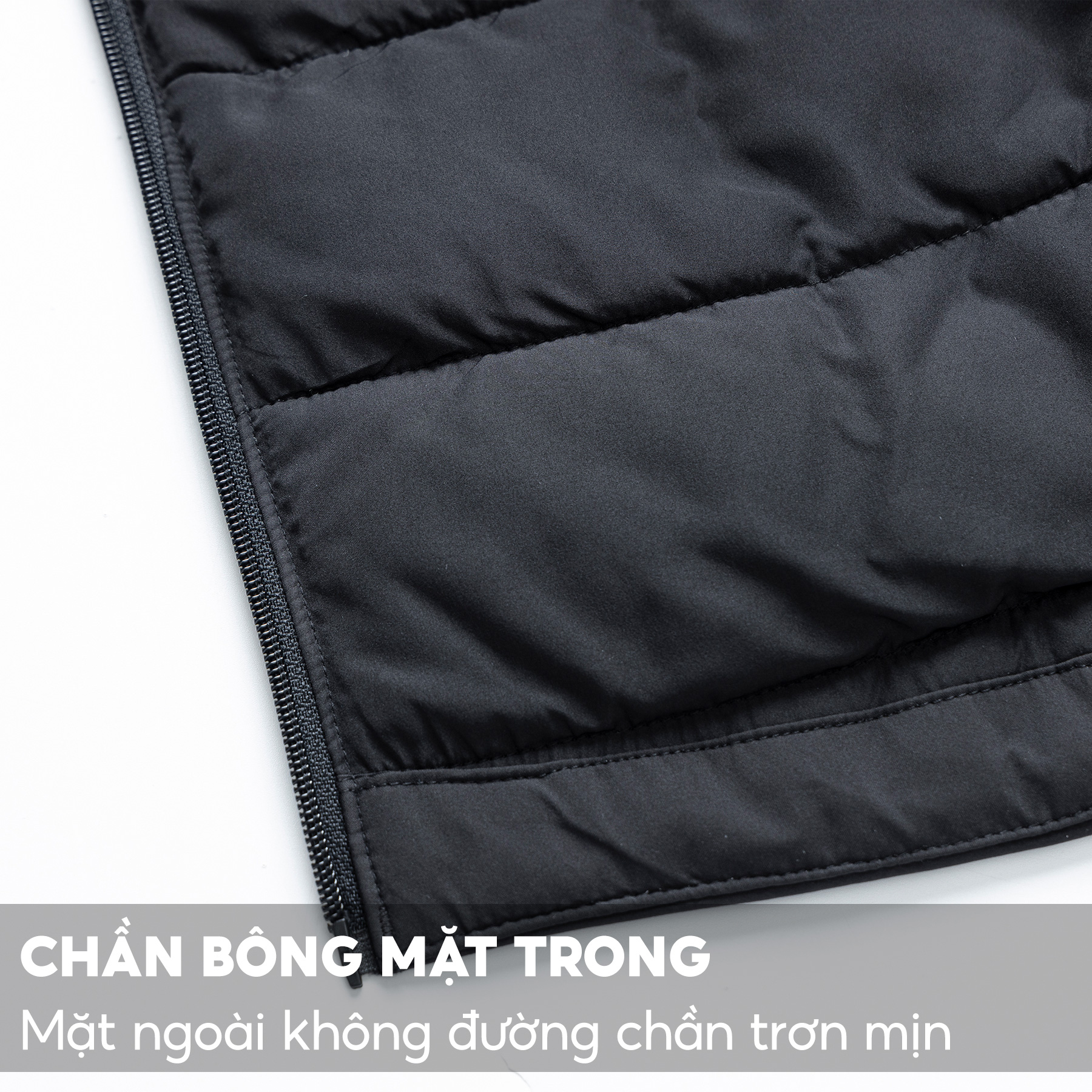 Áo Khoác Phao Nam 5S FASHION, Chần Bông Mặt Trong, Mũ Tháo Rời, Dày Dặn, Ấm, Phom Trẻ Trung