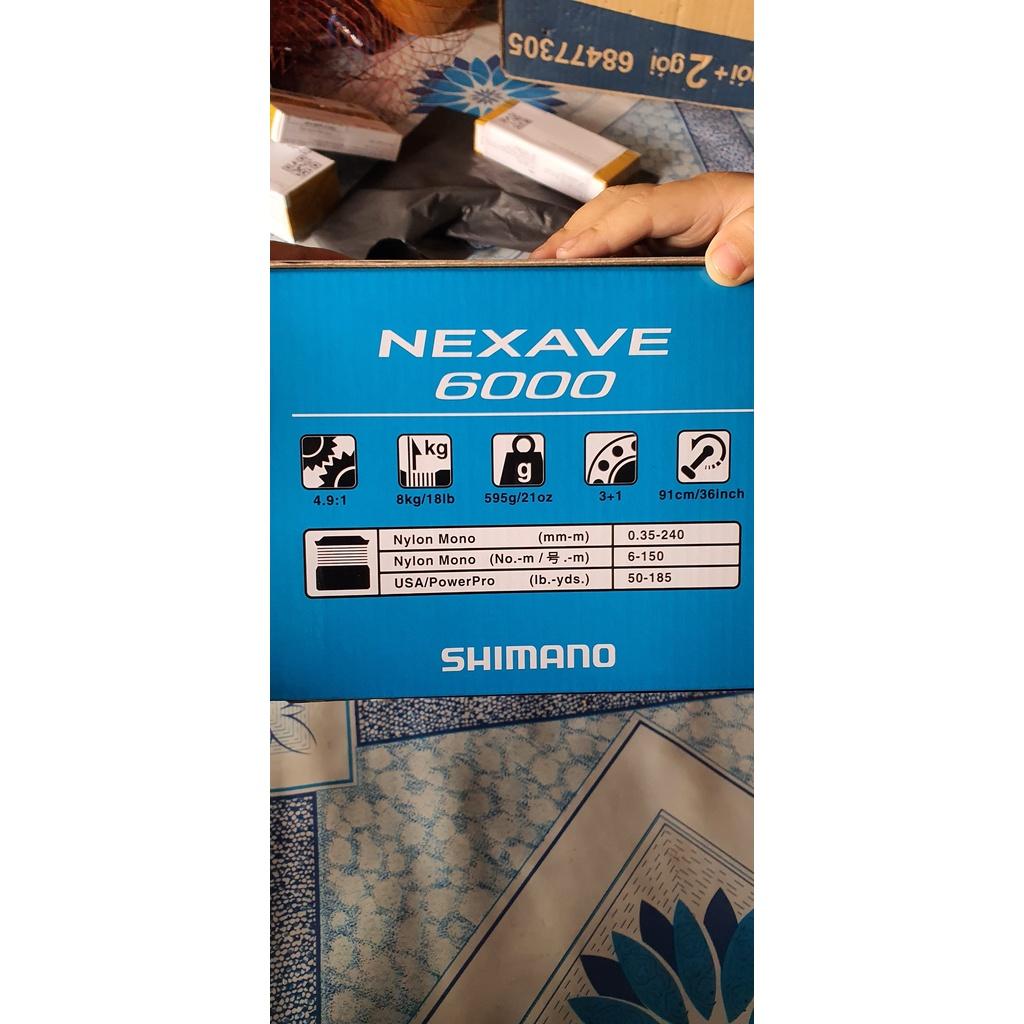 MÁY CÂU CÁ CHÍNH HÃNG SHIMANO NEXAVE 6000 - 8000 - ĐỒ CÂU NGỌC HẢI