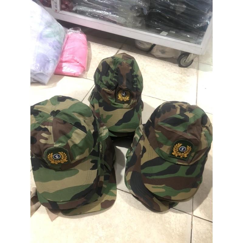 Mũ lưỡi trai rằn ri kaki bền đẹp
