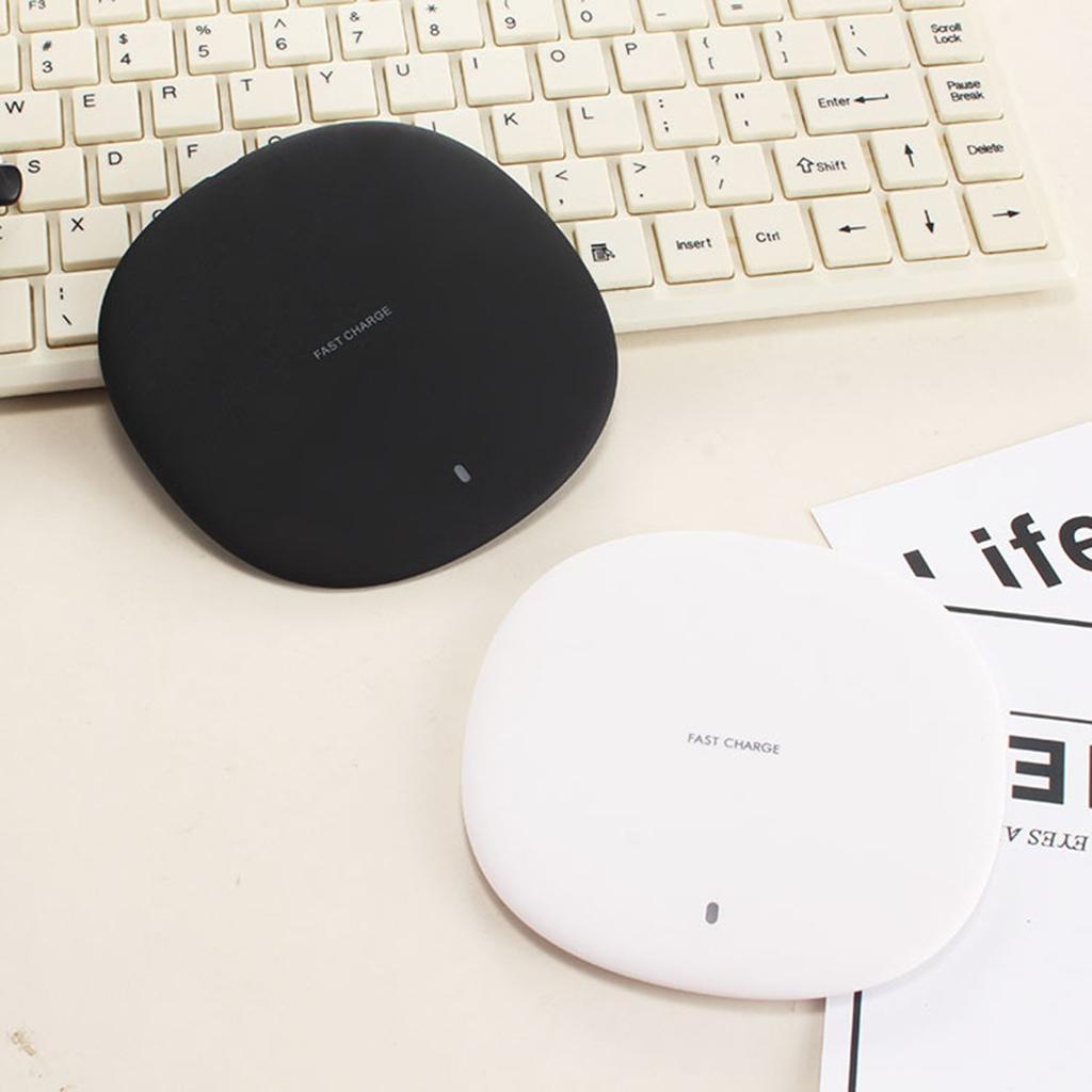 Qi Wireless Fast Charger 10W/1A Pad with One TYPE-C Interface for Samsung S8 S9 iPhone X 8 7 6 6S Plus