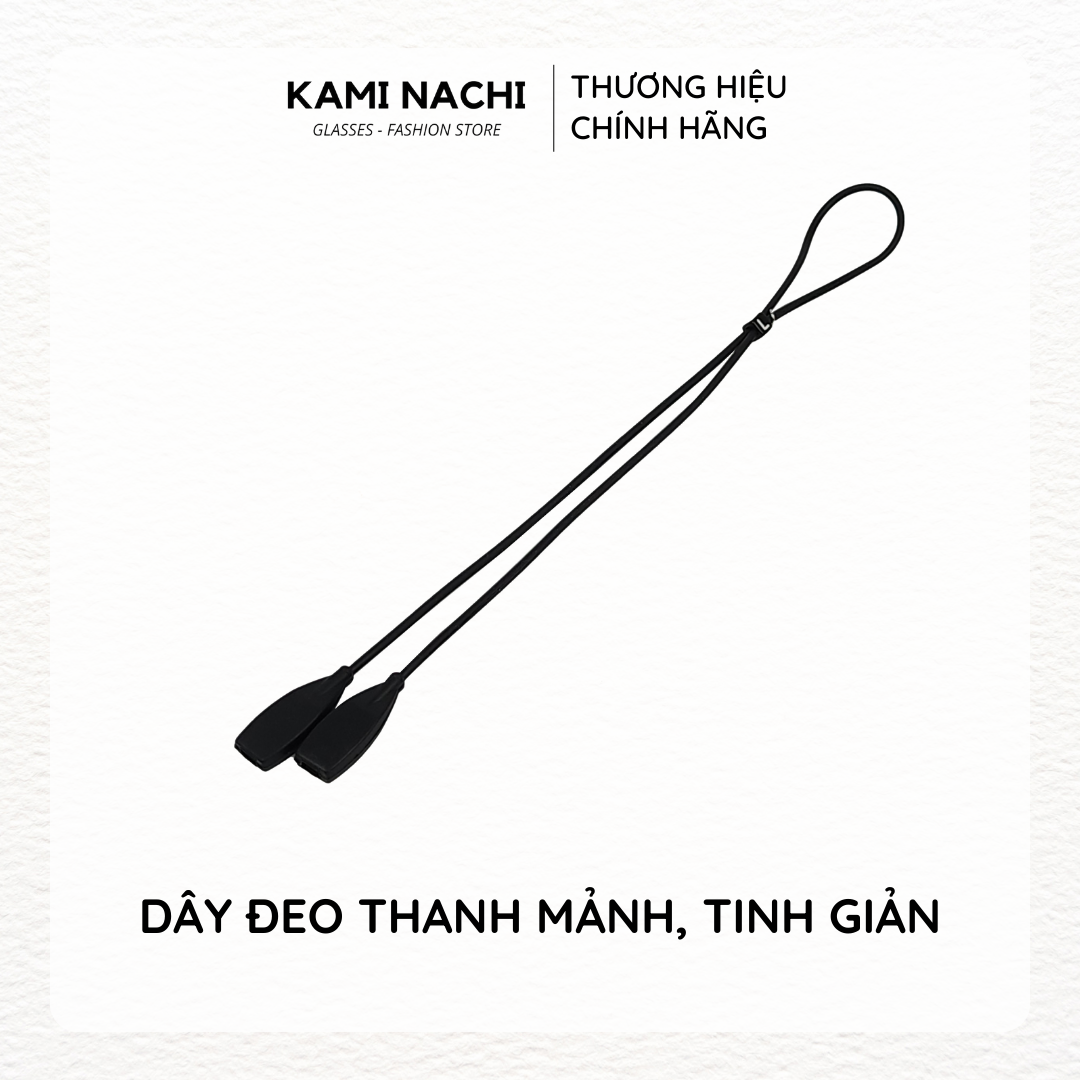 Dây đeo chống trượt cho mắt kính KAMI NACHI phiên bản nâng cấp lỗ dẹp 5mm chất liệu silicon