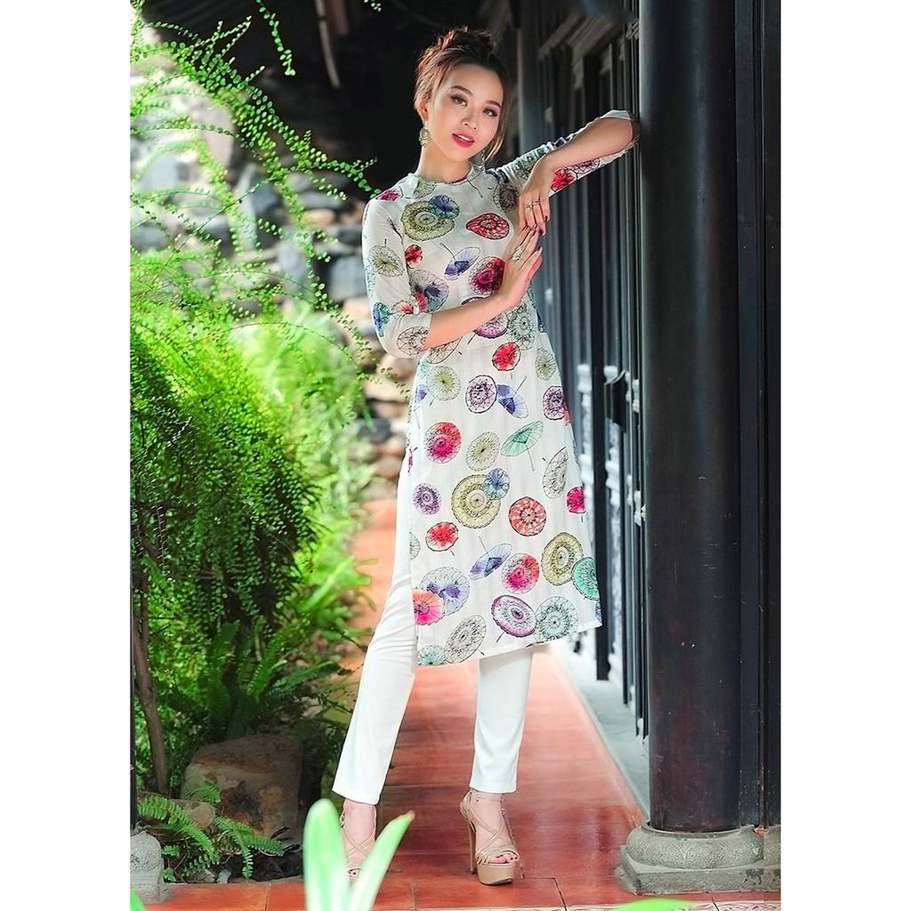 Áo Dài Nữ Gấm Lụa BAD008