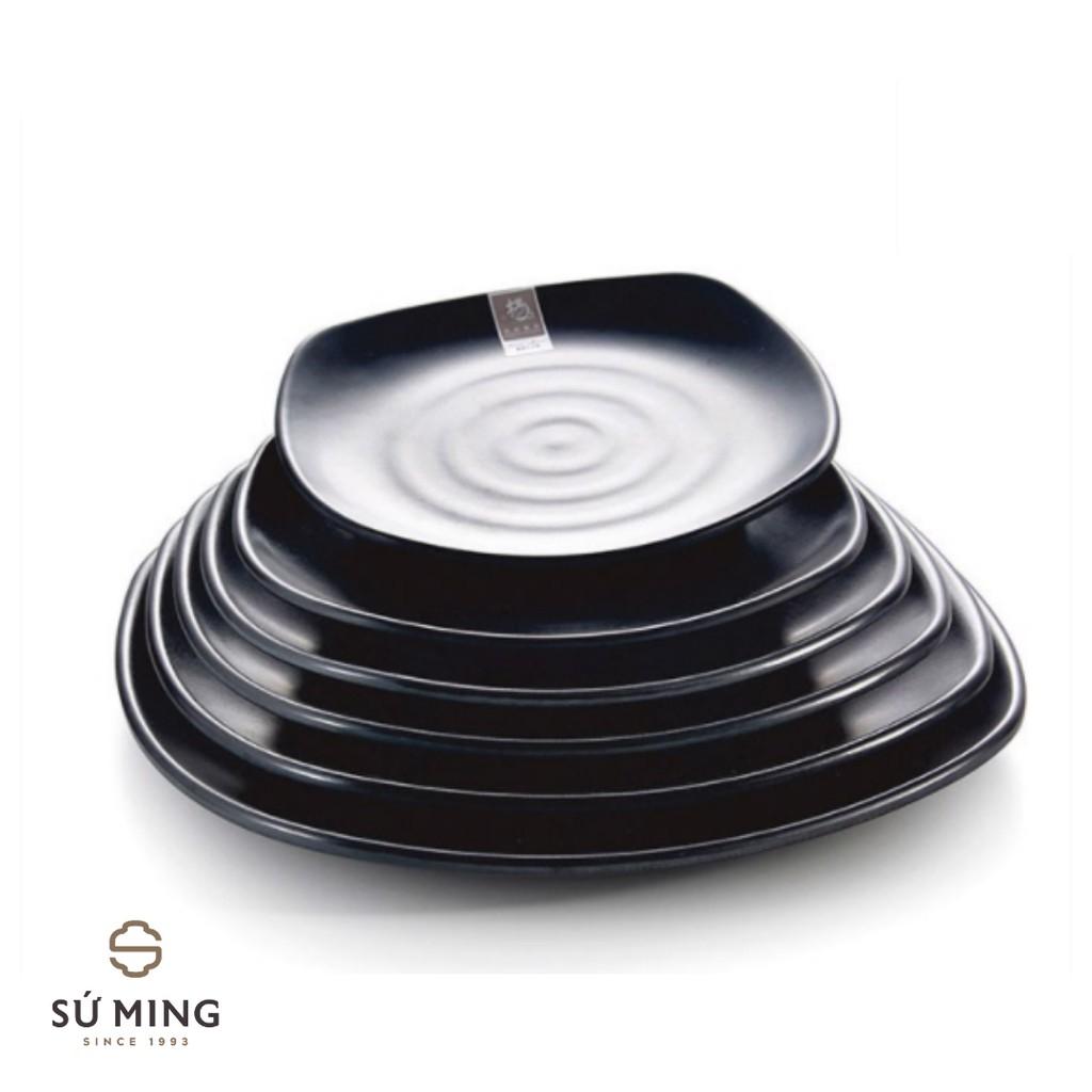 Đĩa Vuông Nhựa Melamine Cao Cấp Dùng Trong Nhà Hàng, Quán Ăn