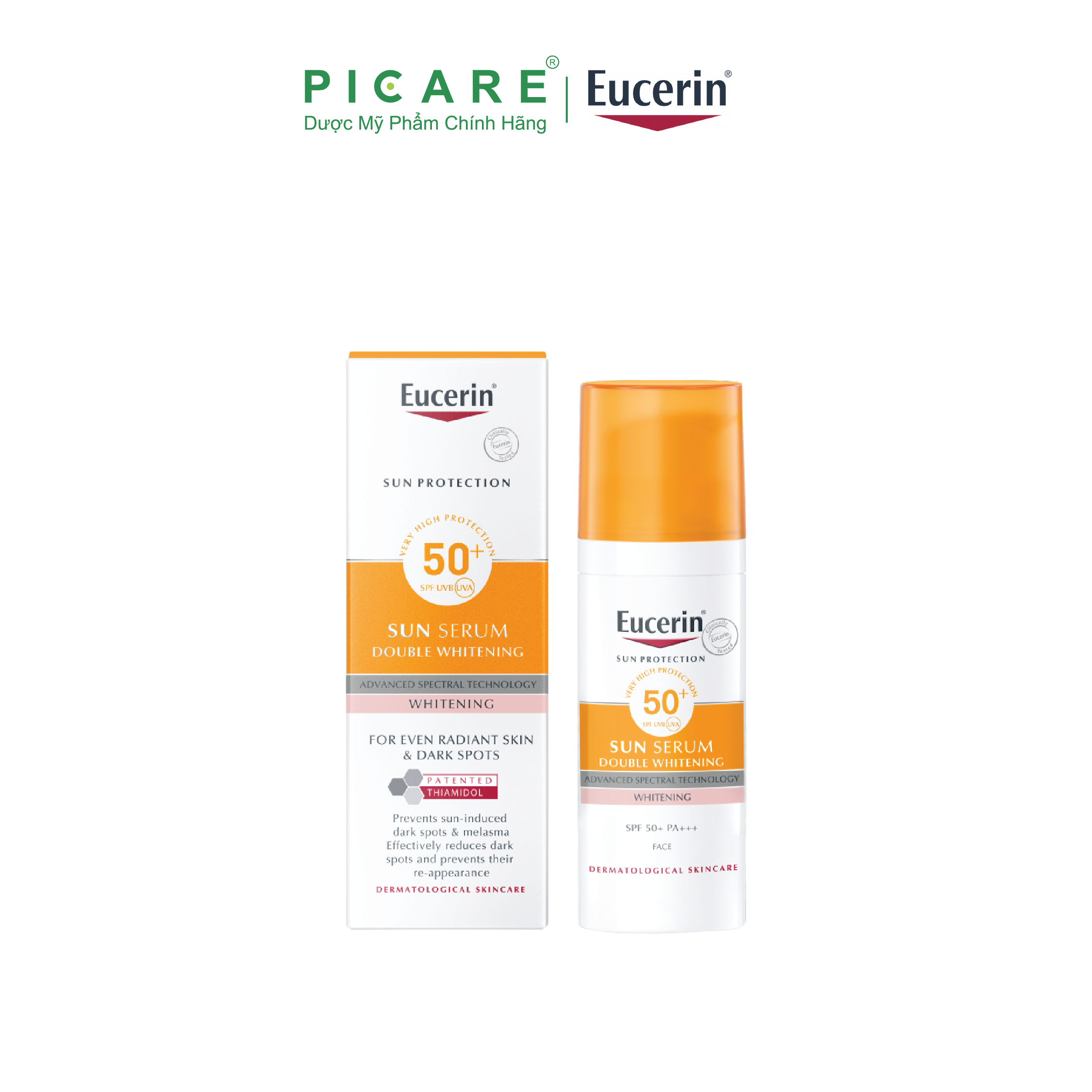 Kem chống nắng giúp dưỡng trắng da Eucerin Double SPF 50+