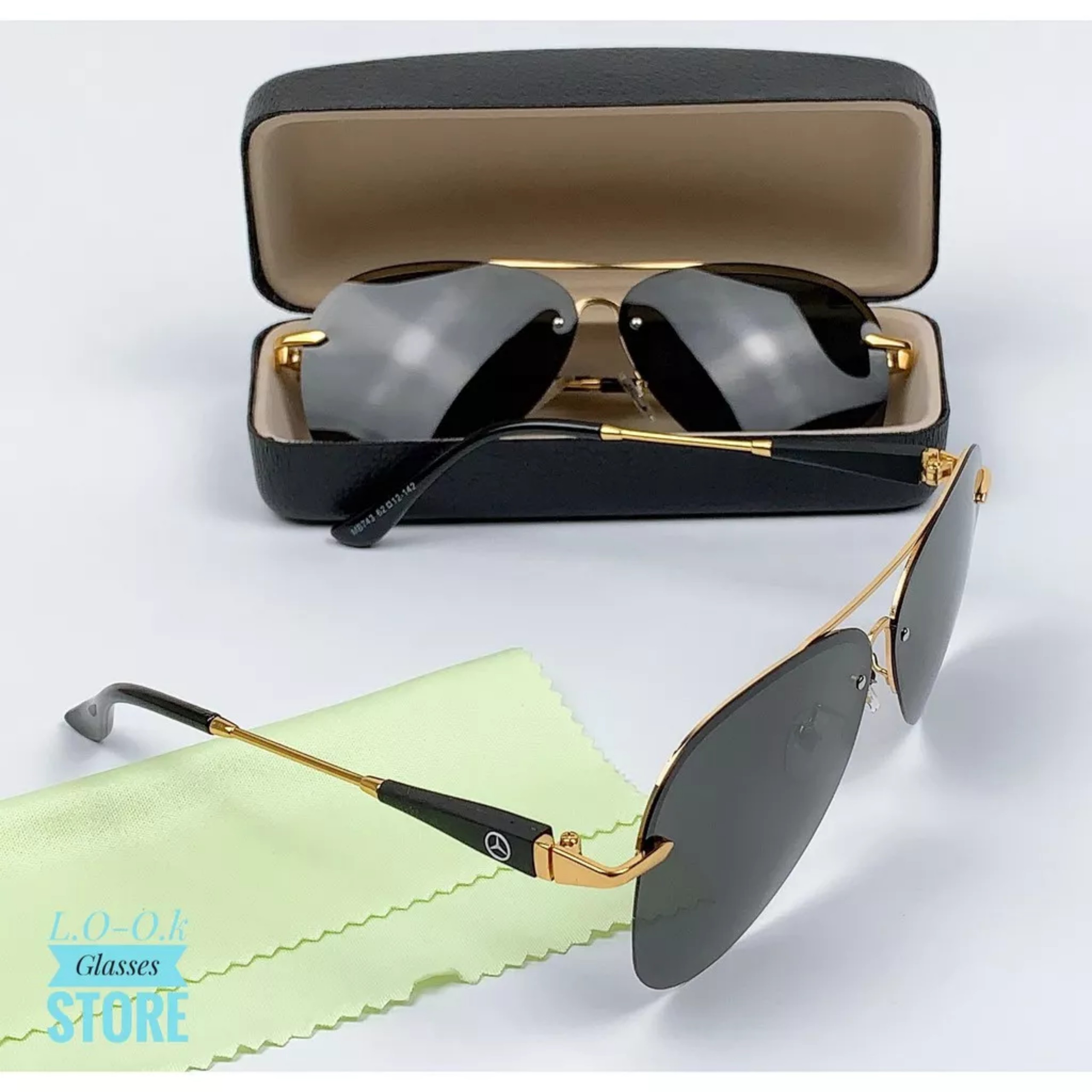 Kính mắt nam thời trang 9001 - Mắt kính nam phân cực 9001 chống tia UV ĐI NGÀY VÀ ĐÊM