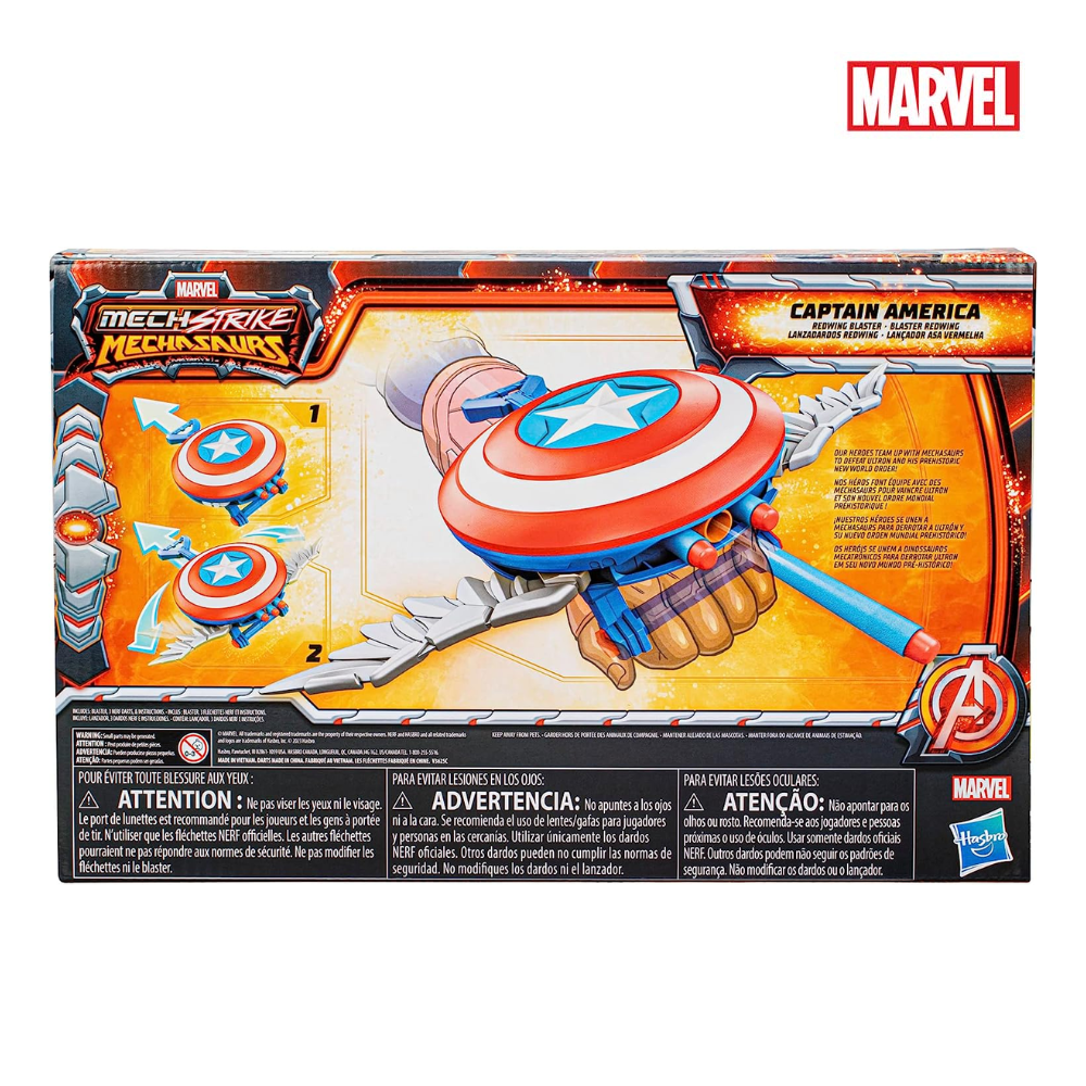 Bộ đồ chơi mô hình khiên chiến đấu Mech Strike Captain America Marvel