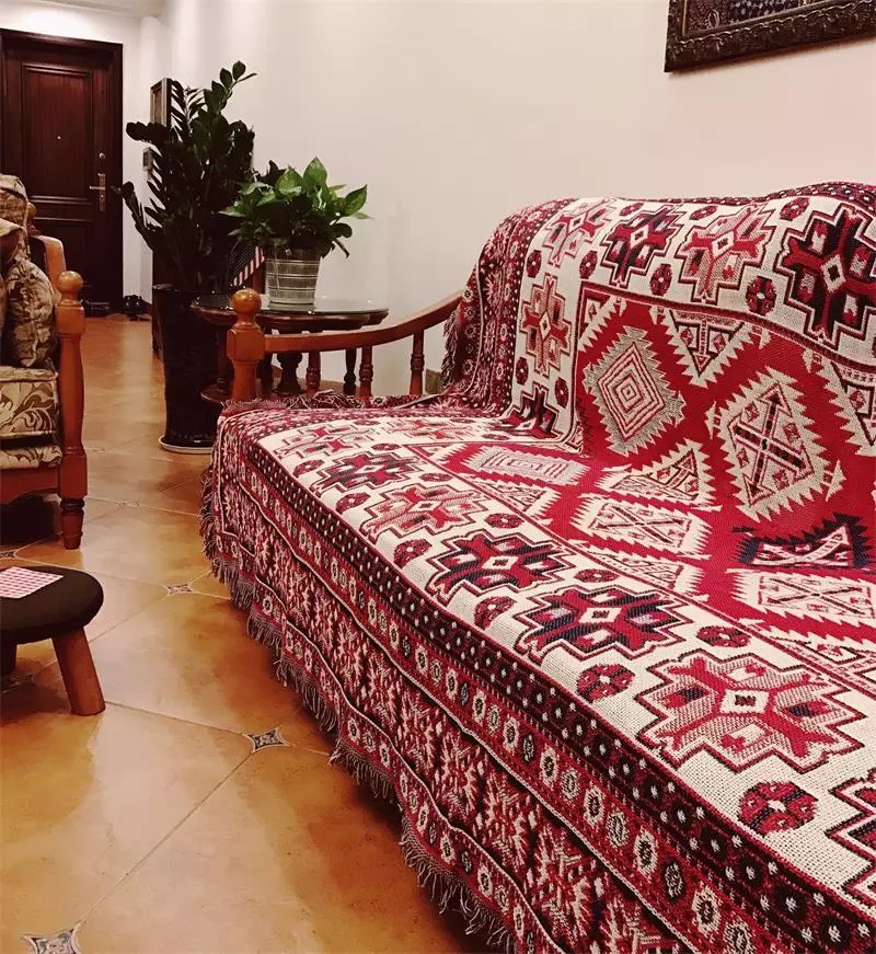 THẢM PHỦ SOFA,THẢM THỔ CẨM VINTAGE 180x230