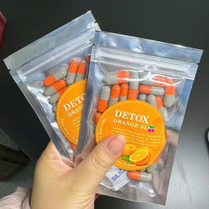 Viên uống giảm cân Detox Orange Slim - Bịch 30 viên - Xuất xứ Thái Lan - Mã số 1553B