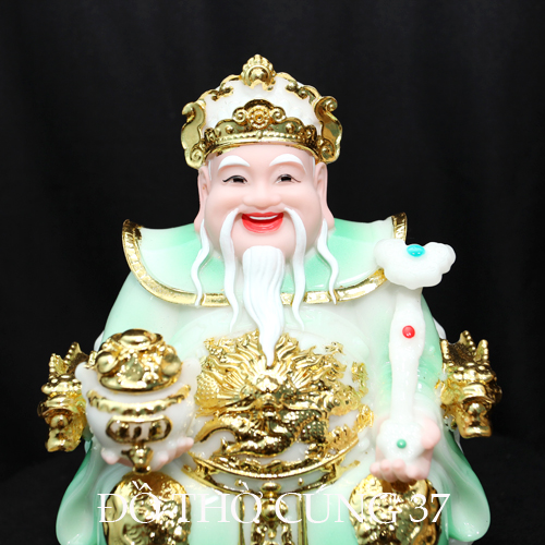 THẦN TÀI THỔ ĐỊA PHÚ QUÝ - MÀU XANH NGỌC