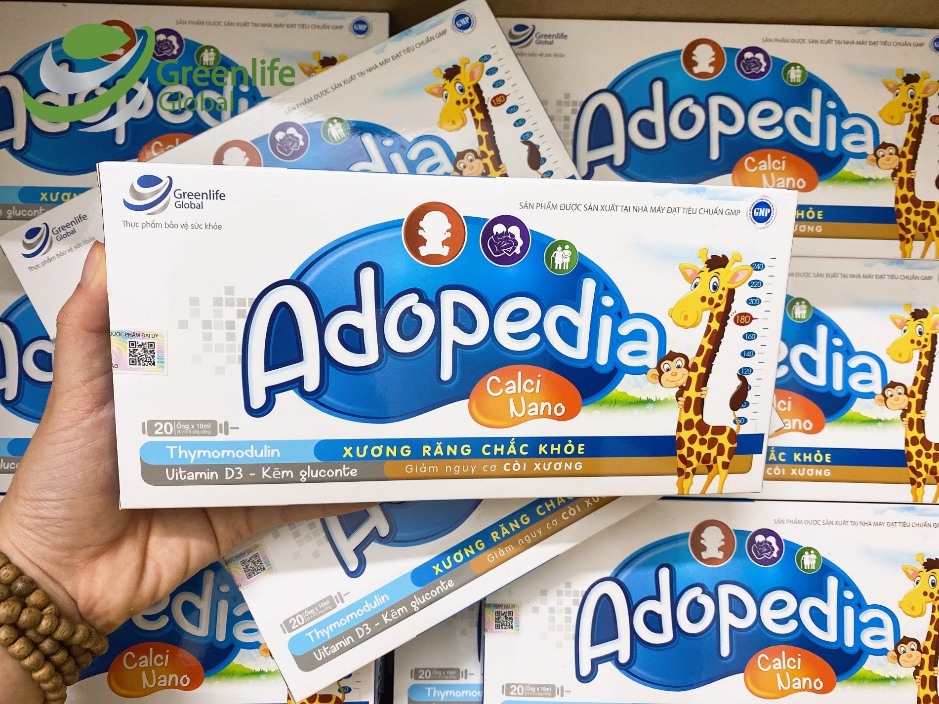 Adopedia Đại Uy - Giúp xương chắc khoẻ, tăng cường hấp thu dưỡng chất