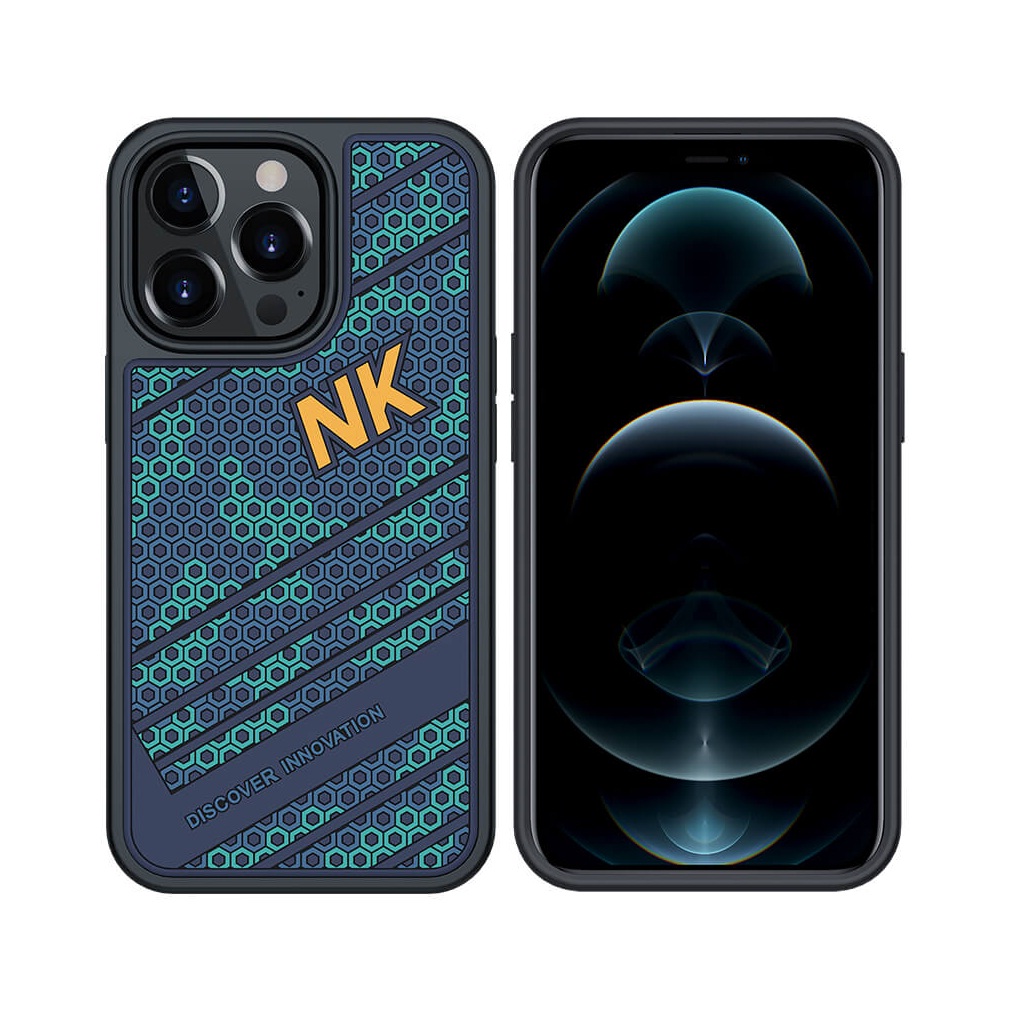 Ốp lưng chống sốc cho iPhone 13 Pro họa tiết mặt lưng 3D hiệu Nillkin Striker - hàng nhập khẩu