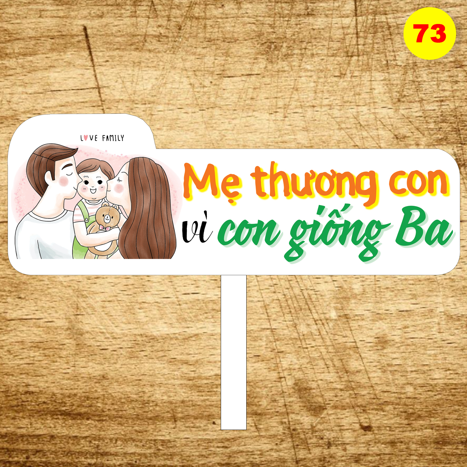 Bảng hashtag sinh nhật MS 73