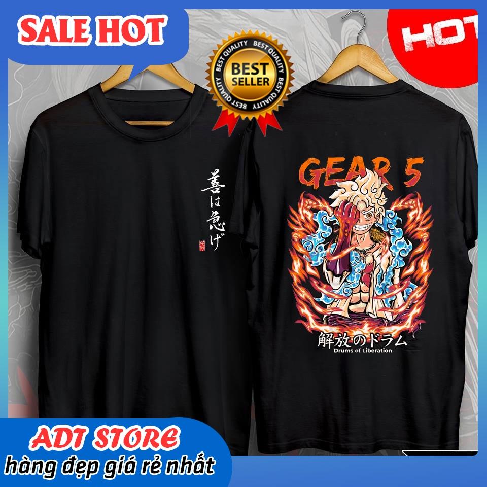 Áo thun One Piece Luffy JOY BOY Gear 5 anime độc đẹp cực chất giá siêu rẻ