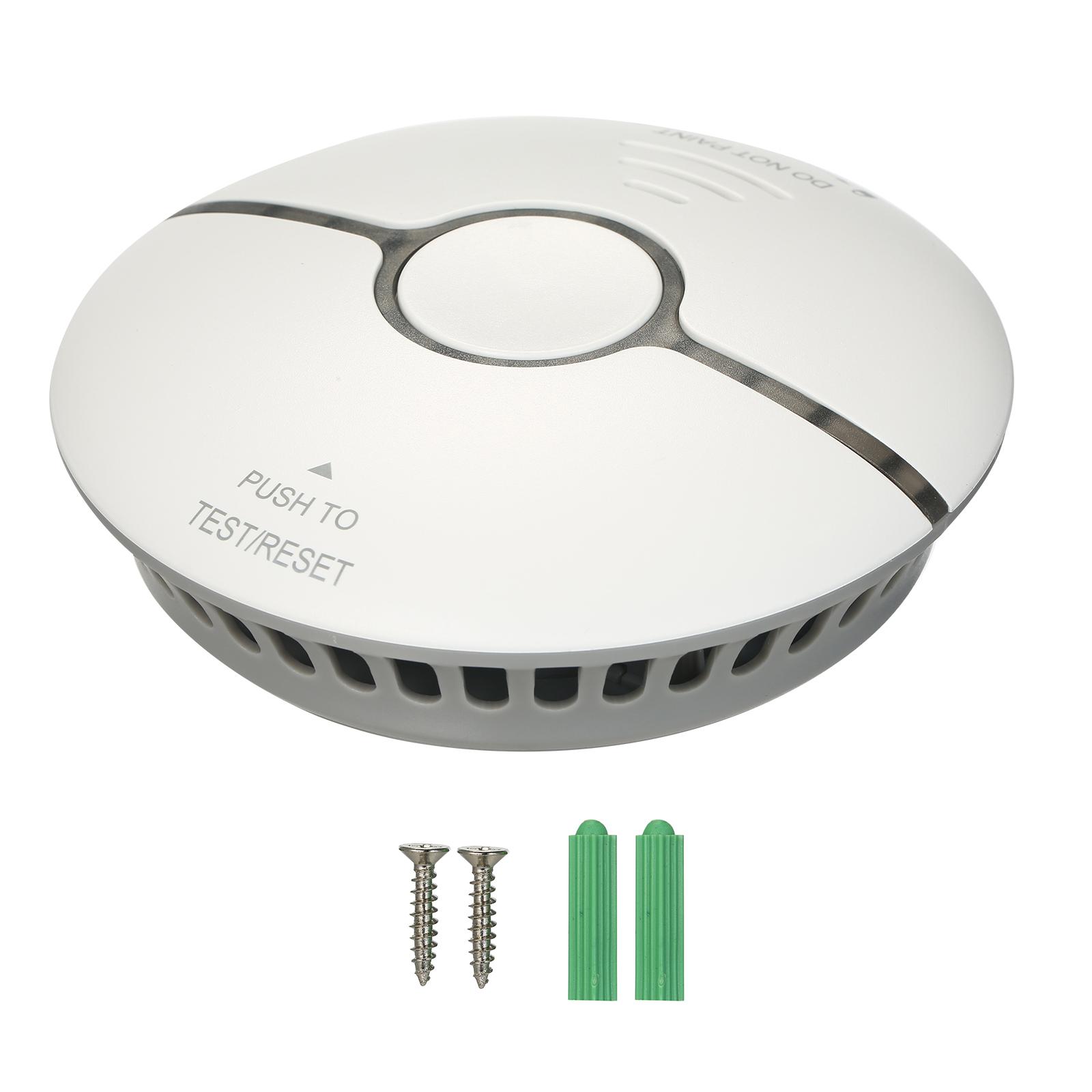 Wifi Smoke Detector Smart Fire Alarm Sensor Wireless Security System Smart Life Tuya APP Control Smart Home For Home Kitchen/Store/Hotel/Factory