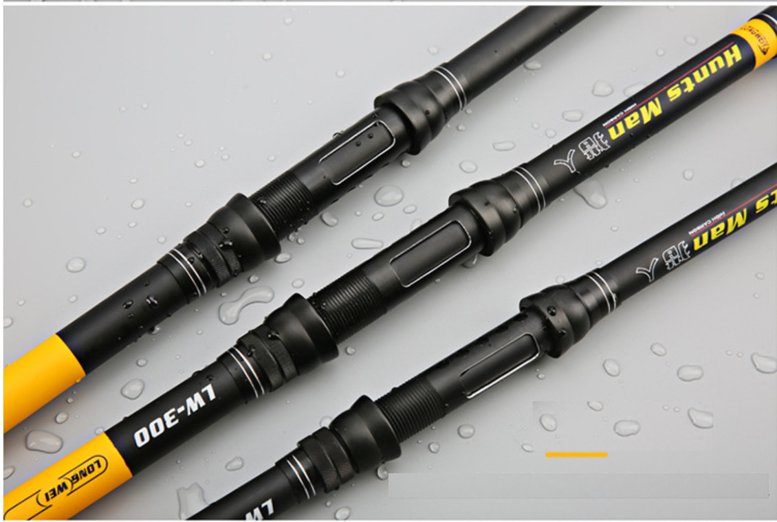 Cần câu cá Huntes Man - Carbon cao cấp - Tặng kèm cước 100m CM01