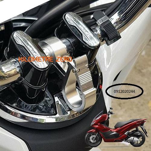 MÓC TREO CHO XE PCX NHÔM CNC CAO CẤP