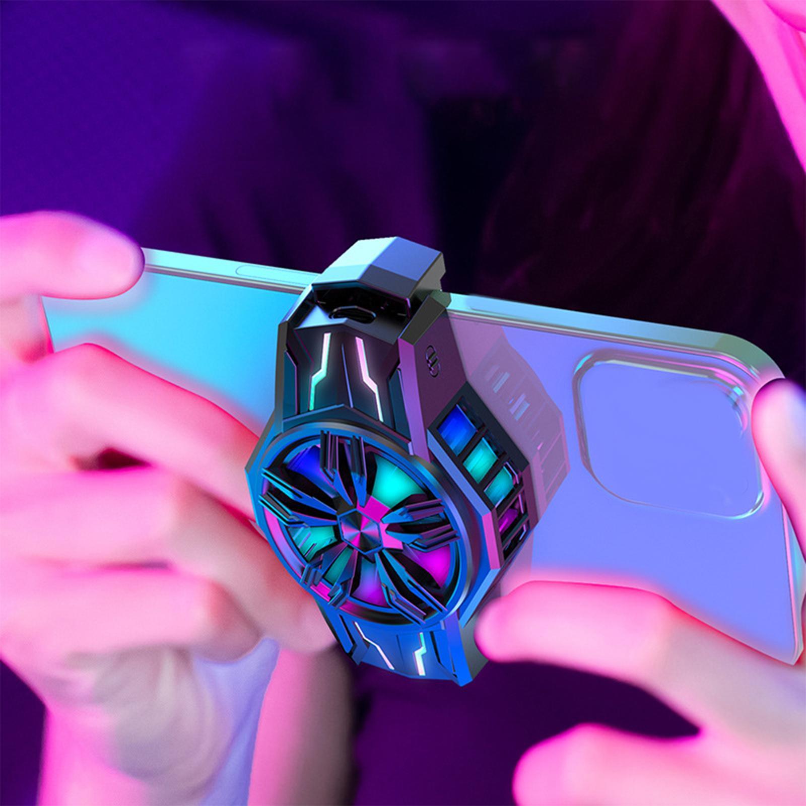 Mobile Phone Cooling  Fan Back Cover Retractable For Gaming