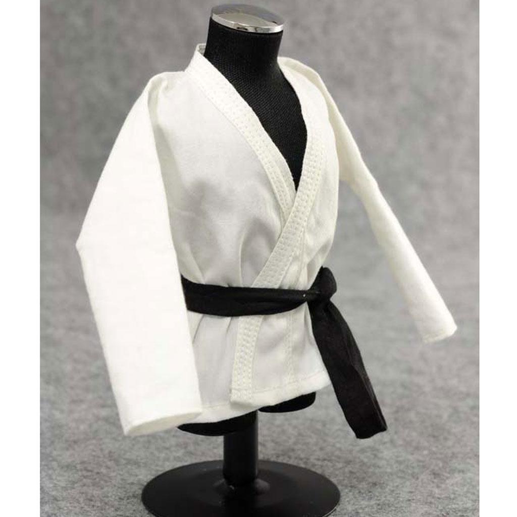 1/6 Quy Mô Judo Gi Trắng Đồng Nhất Kung Fu Phù Hợp Với Áo Khoác Quần 12 Inch Nam Nhân Vật Hành Động Đồ Chơi Hot