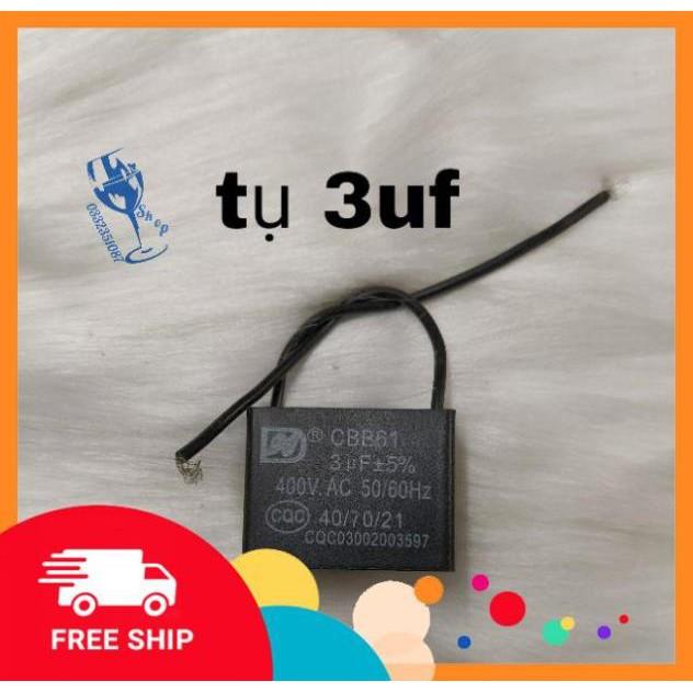 TỤ KHỞI ĐỘNG, tụ vận hành động cơ 1.5uf đến 10uf - Tụ quạt trần, quạt hộp, quạt treo tường