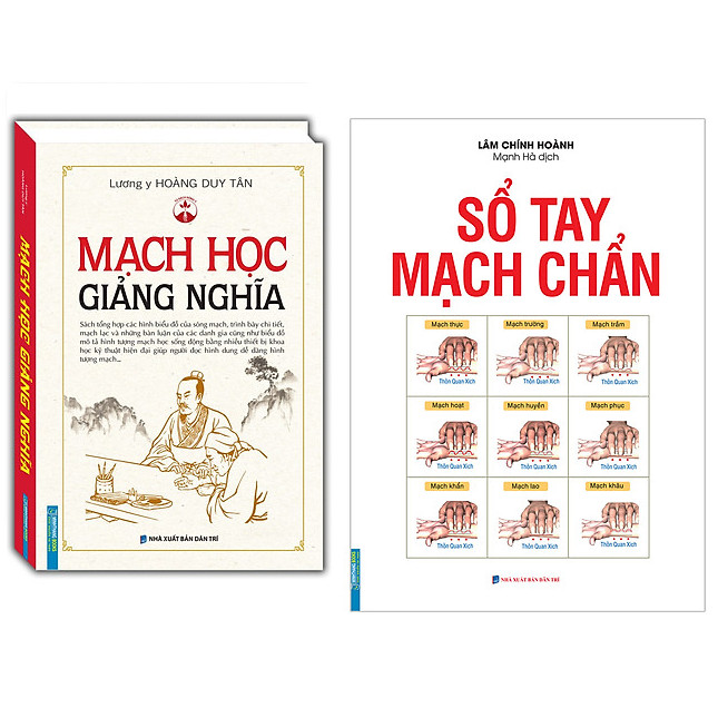 Combo Sổ Tay Mạch Chẩn+Mạch Học Giảng Nghĩa (Bìa Cứng)