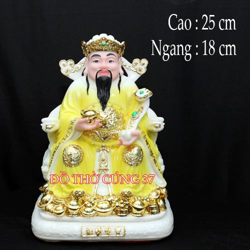 TƯỢNG THẦN TIỀN MÀU VÀNG
