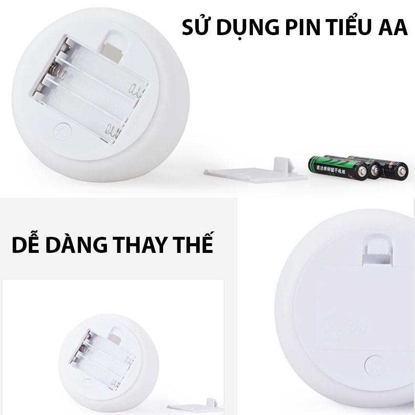 Đèn ngủ mini silicon hình Mèo Cute cho phòng trẻ em, cảm ứng đổi màu cực đáng yêu Venado