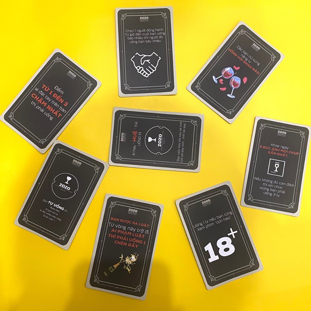 Bộ Bài Uống Bia Ler Mer 2 Phiên Bản 2022 50 Lá Drinking Game Hot Trend 52 Lá Trò Chơi Tụ Tập Cùng Bạn Bè