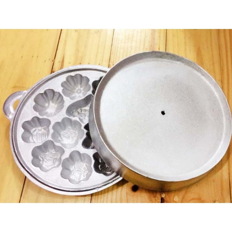 Khuôn bánh bông lan 12 lỗ loại lớn 23cm nặng 1.52kg có chống dính