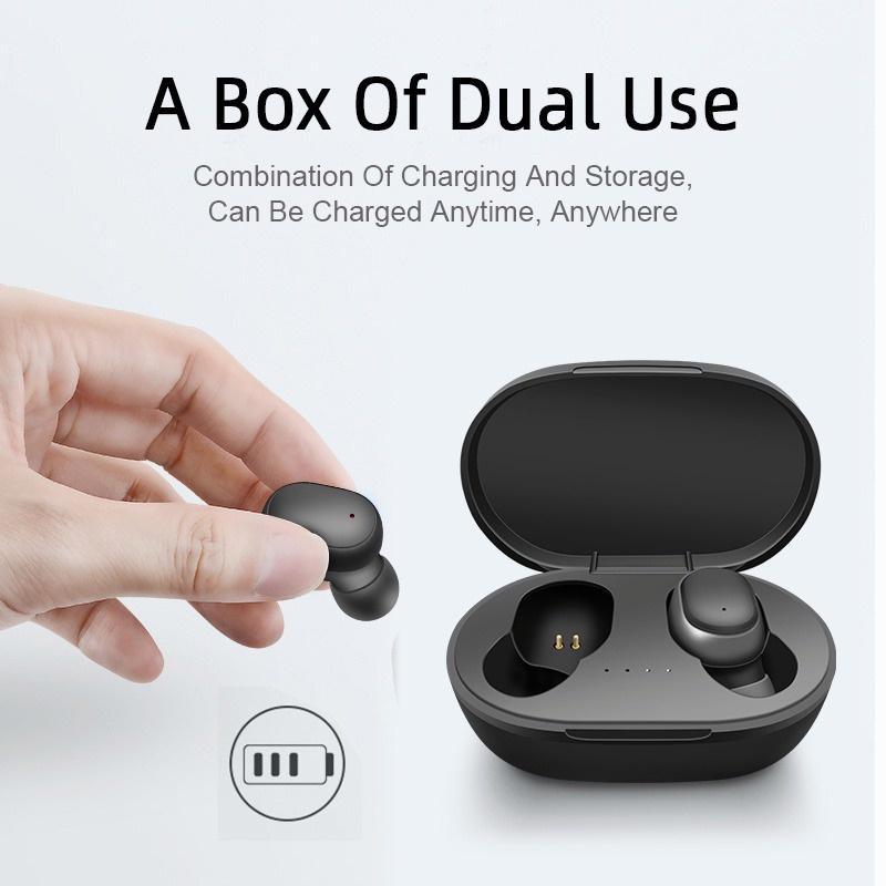 A6S Tws 5.0 Airdots Tai Nghe Không Dây Bluetooth Cho Xiaomi Redmi IOS Với Chống Ồn 'Vùng