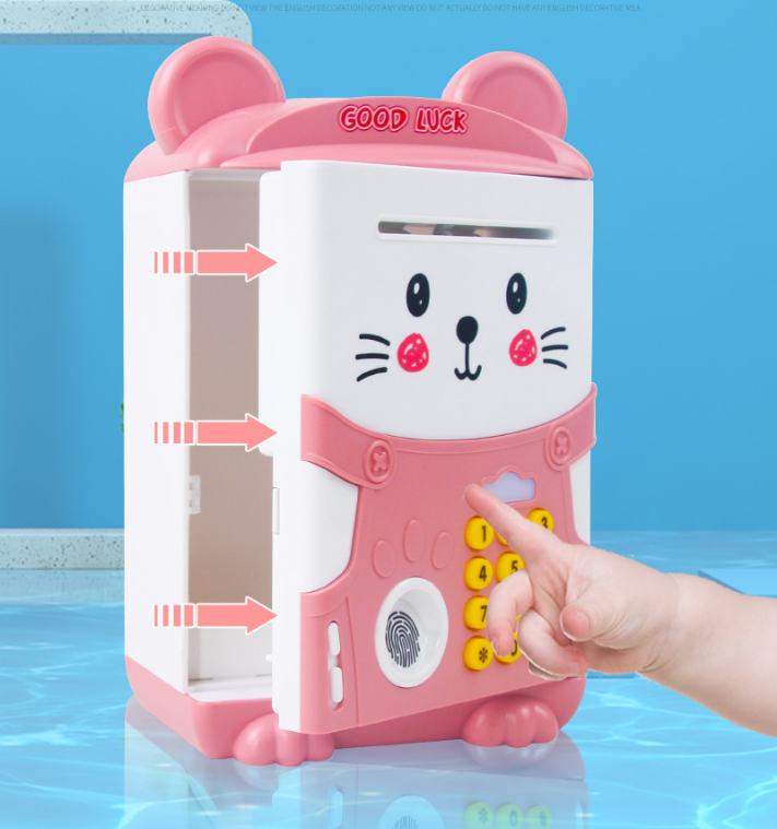 Két Sắt Mini Có Mã Khóa & Vân Tay Cho Bé.