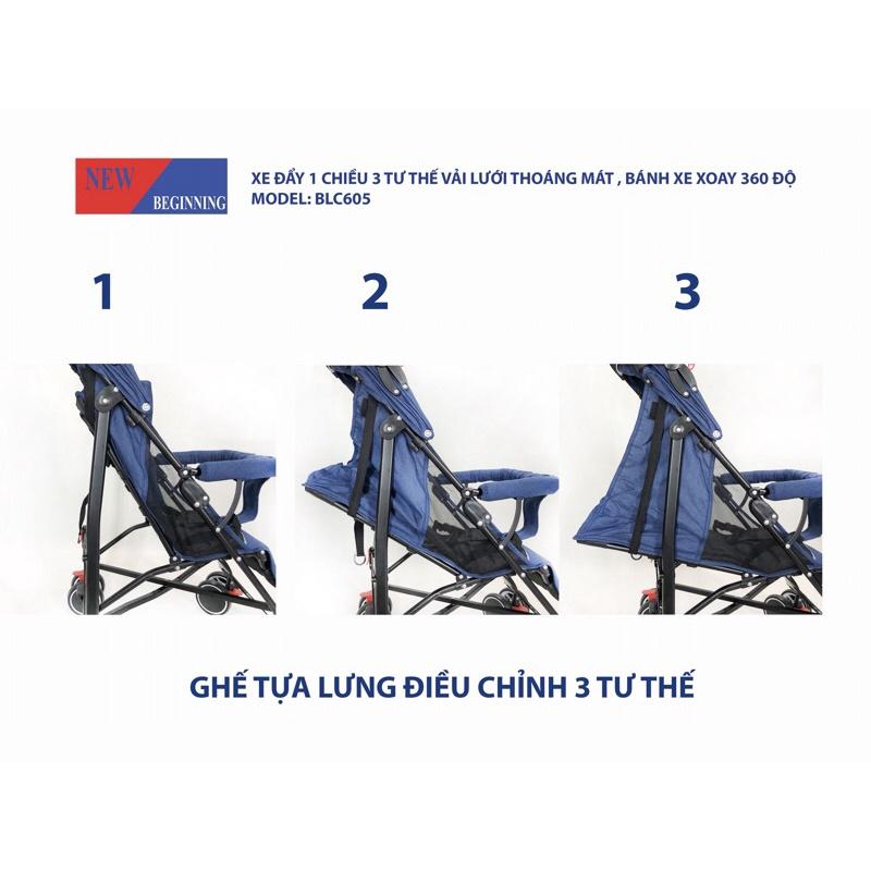 Hình ảnh Xe đẩy gập gọn, siêu thoáng khí, chống tia uv, xe đẩy siêu nhẹ BLC605