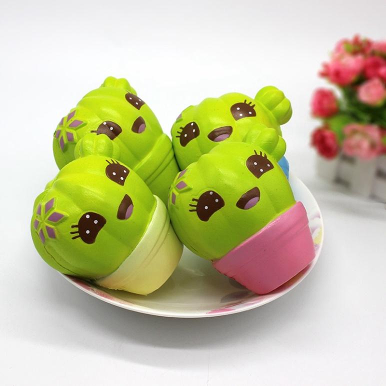 Squishy Lớn JUMBO Hình CHẬU CÂY XƯƠNG RỒNG Đồ Chơi Xốp Giảm Stress Hình mềm mịn dễ Thương đàn hồi Cho Bé